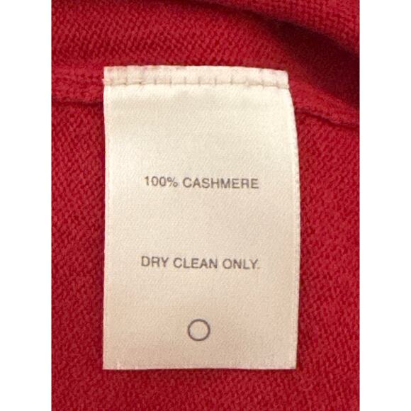 Classiques Entier 100% Cashmere Sweater Red S Necktie Classic Quite Luxury - Picture 9 of 13